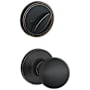 Schlage Corona Single Cylinder Interior Pack Handleset from the J-Series (Formerly Dexter) - Exterior Handleset Sold Separately Aged Bronze