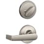 Schlage Marin Single Cylinder Interior Pack Handleset from the J-Series (Formerly Dexter) - Exterior Handleset Sold Separately Satin Nickel