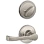 Schlage Torino Single Cylinder Interior Pack Handleset from the J-Series from the J-Series - Exterior Handleset Sold Separately Satin Nickel