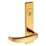 Schlage L-Series Mortise Non-Keyed Full Dummy Door Lever Set Polished Brass