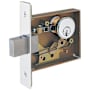 Schlage L-Series Commercial Grade 1 Single Cylinder One Sided Small Case Mortise Lock Deadbolt Satin Chrome