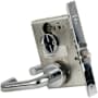 Schlage L-Series Commercial Grade 1 Mortise Keyed Entry Single Cylinder Entrance Lock Door Lever Set Polished Chrome