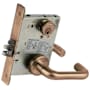 Schlage L-Series Commercial Grade 1 Mortise Keyed Entry Single Cylinder Storeroom Lock Door Lever Set Satin Bronze