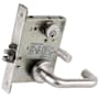 Schlage L-Series Commercial Grade 1 Mortise Keyed Entry Single Cylinder Storeroom Lock Door Lever Set Satin Nickel