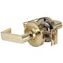Schlage Rhodes Heavy Duty Passage Door Lever Set Polished Brass
