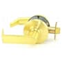 Schlage Rhodes Heavy Duty Passage Door Lever Set Satin Brass