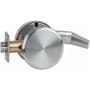 Schlage Rhodes Heavy Duty Exit Only Door Lever Set with External Blank Plate Satin Chrome