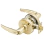Schlage Athens Heavy Duty Privacy Door Lever Set Polished Brass