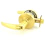 Schlage Athens Heavy Duty Privacy Door Lever Set Satin Brass