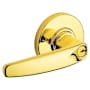 Schlage Athens Commercial ANSI Grade 1 Keyed Storeroom Door Lever Set - Full Size Core Not Included Polished Brass