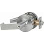 Schlage Rhodes Heavy Duty Vestibule with Vandlgard Door Lever Set Satin Chrome