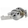 Schlage Rhodes Heavy Duty Classroom with Vandlgard Door Lever Set Polished Chrome
