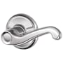 Schlage Flair Commercial Grade 2 Light Duty Right Handed Passage Lever Set Polished Chrome