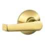 Schlage Saturn Heavy Duty Commercial Passage Door Lever Set Polished Brass