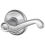 Schlage Flair Commercial Grade 2 Light Duty Right Handed Keyed Entry Lever Set Satin Chrome