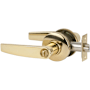 Schlage Jupiter Heavy Duty Commercial Entrance Door Lever Set Polished Brass