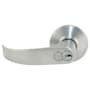 Schlage Neptune Commercial Grade 2 Light Duty Keyed Entry Lever Set with Full Size Interchangeable Core Satin Chrome