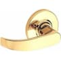 Schlage Neptune Heavy Duty Classroom Door Lever Set Polished Brass