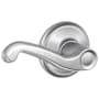 Schlage Flair Commercial Grade 2 Light Duty Left Handed Storeroom Lever Set Satin Chrome