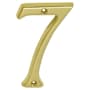 Schlage Classic House Number 7 Polished Brass