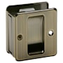 Schlage 1-3/4-Inch x 2-1/4-Inch Passage Pocket Door Pull Antique Brass