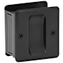 Schlage 1-3/4-Inch x 2-1/4-Inch Passage Pocket Door Pull Matte Black