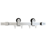 Schlage Top Mount 78 Inch Sliding Barn Door Track and Fitting Set for Interior Use Stainless Steel