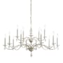 Schonbek Modique 15 Light 39-1/2" Wide Crystal Chandelier with Heritage Crystals Polished Silver