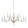 Schonbek Modique 15 Light 39-1/2" Wide Crystal Chandelier with Heritage Crystals Antique Silver