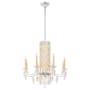 Schonbek Sarella 8 Light 30" Wide Crystal Chandelier with Heritage Crystals Heirloom Gold