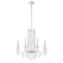 Schonbek Sarella 8 Light 30" Wide Crystal Chandelier with Heritage Crystals Polished Stainless Steel
