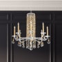 Schonbek Sarella 8 Light 30" Wide Crystal Chandelier with Heritage Crystals Black
