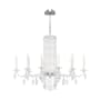 Schonbek Sarella 10 Light 41" Wide Crystal Chandelier with Heritage Crystals White