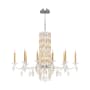 Schonbek Sarella 10 Light 41" Wide Crystal Chandelier with Heritage Crystals Heirloom Gold