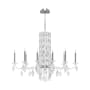 Schonbek Sarella 10 Light 41" Wide Crystal Chandelier with Heritage Crystals Polished Stainless Steel