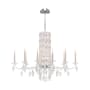 Schonbek Sarella 10 Light 41" Wide Crystal Chandelier with Heritage Crystals Antique Silver