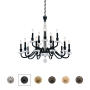 Schonbek Amadeus 15 Light 38" Wide Crystal Candle Style Chandelier Heirloom Gold