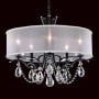Schonbek Vesca 5 Light 24" Wide Crystal Chandelier with Clear Swarovski Heritage Crystals Ferro Black / White