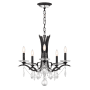Schonbek Vesca 5 Light 23" Wide Crystal Chandelier with Heritage Crystals Heirloom Bronze