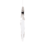 Schonbek Beyond Kindjal Single Light 18" Tall Switchable Color Temperature LED Optic Crystal Pendant Polished Nickel