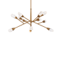 Schonbek Beyond Synapse 32" Wide LED Crystal Pendant Aged Brass