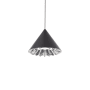 Schonbek Beyond Primrose 8" Wide LED Crystal Mini Pendant Black
