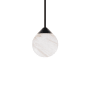 Schonbek Beyond Quest 6" Wide LED Crystal Mini Pendant Black