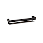 Seachrome 18" Wall Mounted Shower Basket with Guard Rail Matte Black