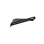 Seachrome 14-3/16" Stainless Corner Shower Shelf with Guard Rail Matte Black