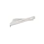 Seachrome 14-3/16" Stainless Corner Shower Shelf with Guard Rail Polished Stainless