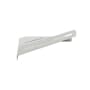 Seachrome 14-3/16" Stainless Corner Shower Shelf with Guard Rail Satin Stainless