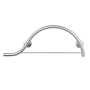 Seachrome Lifestyle & Wellness 20" Grab Bar Satin Brushed Nickel