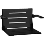 Seachrome Lifestyle & Wellness 20-15/16" Wall Mounted Folding Shower Seat Black / Matte Black