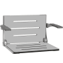 Seachrome Lifestyle & Wellness 20-15/16" Wall Mounted Folding Shower Seat Grey / Silver
